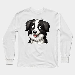 Hello Border Collie Long Sleeve T-Shirt